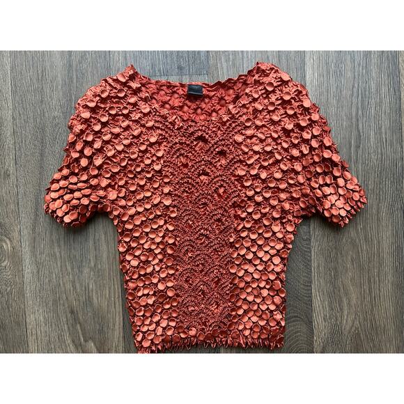 MagicScarf Orange Bubble Top One Size - Picture 1 of 5